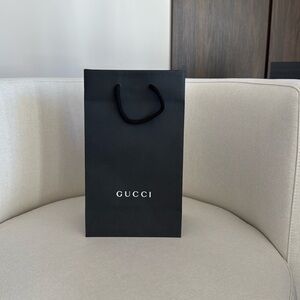 Gucci paper bag